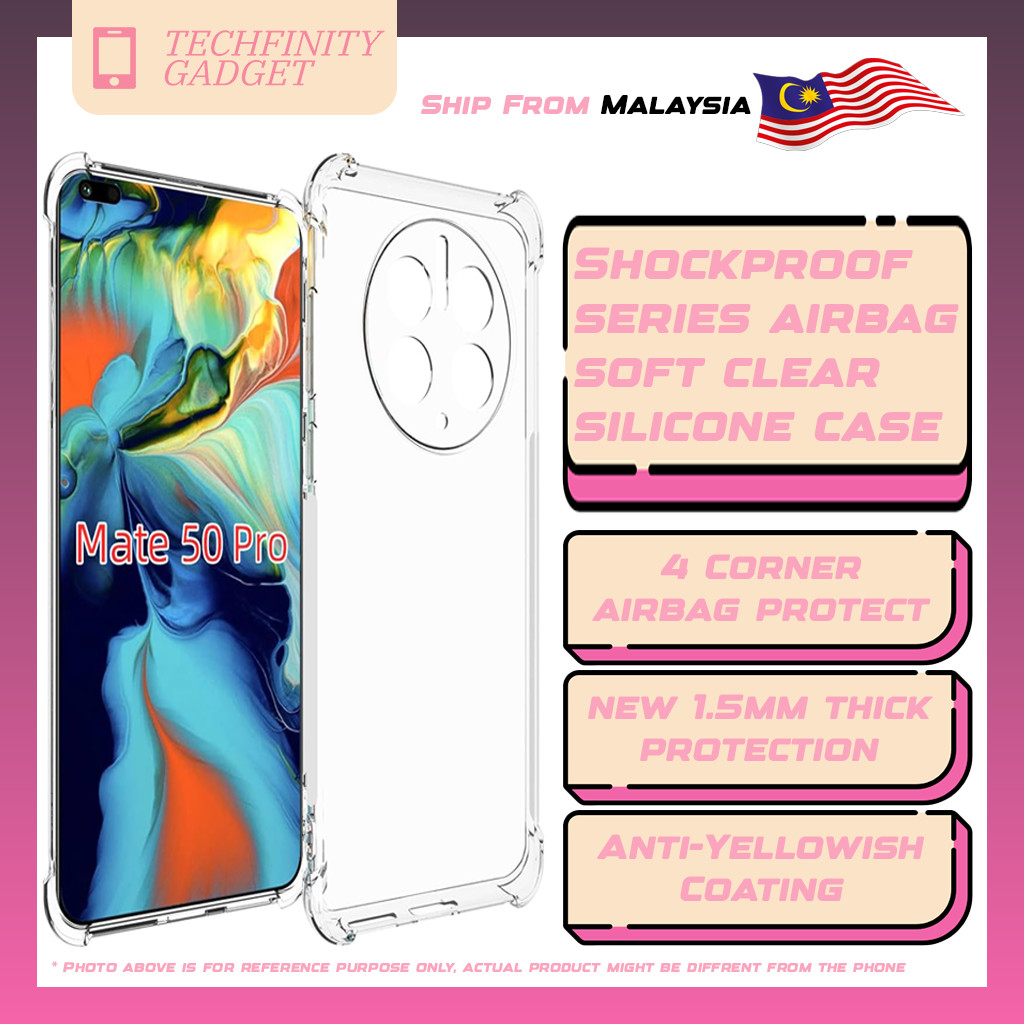 Huawei Y7p Y7A Y9s Y9Prime Y7Prime Y72019 Y52019 Y92019 Y5Prime Y52018 Clear TPU Soft Case