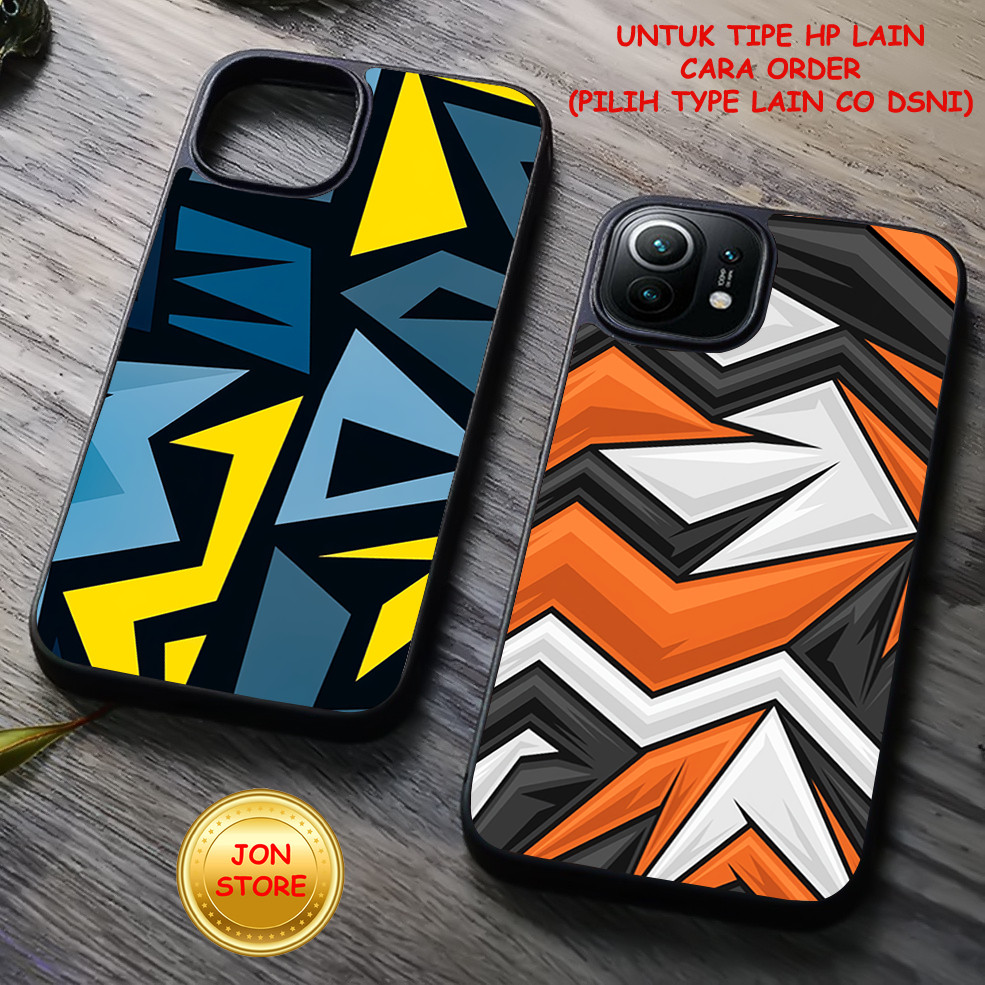 Softcase/ปลอก HP Glossy (CC 13) ABSTRACT Motif สําหรับ Oppo A78 4G/5G A58 4G OPPO A38 4G/A18 4G OPPO