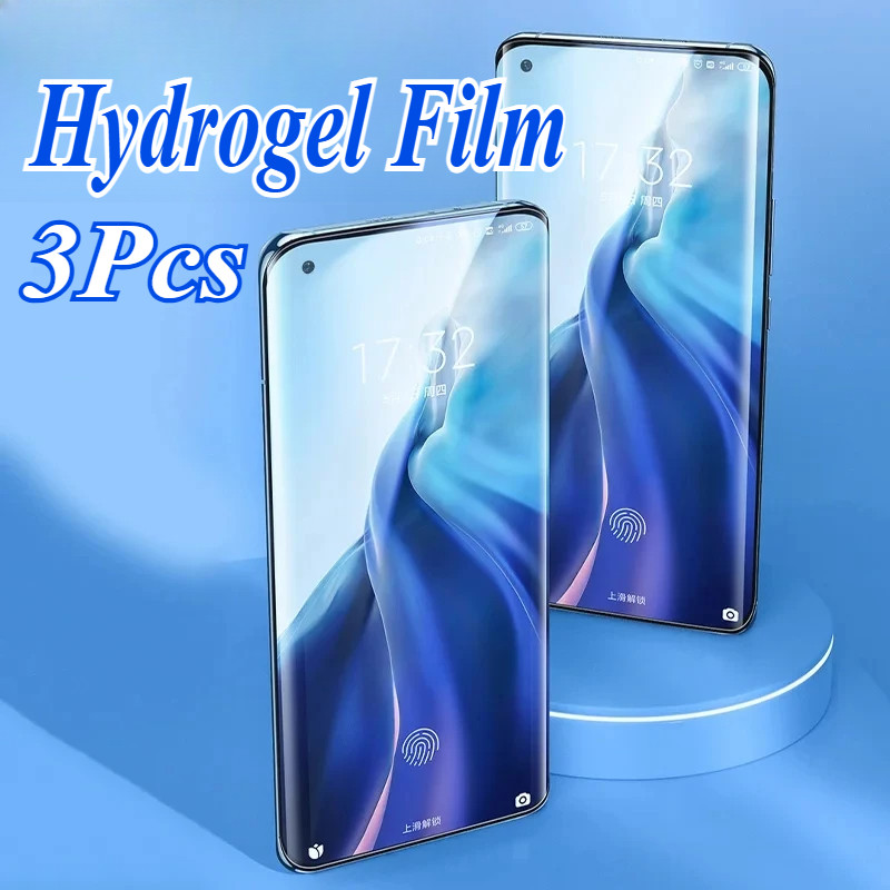 3 ชิ้น HD Hydrogel ฟิล์มสําหรับ iQOO Z1 Z3 Z5 Z5x Z6 Z7 Z7i Z7s U1 U1x U3 U3x U5 U5 U5x Pro Lite Sof