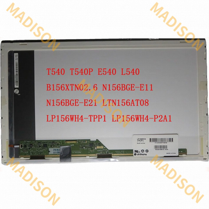 จอแสดงผล LCD N156BGE-E11 ltn156at08 N156BGE-E21 ขนาด 15.6 นิ้ว 30w2s 1366p 1366 นิ้ว 30 พิน Lenovo T