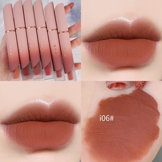 จัดส่งในกรุงเทพฯ ลิปสติกเกาหลีสีแดงน้ำตาลตุ่นสีอิฐ2.1gไม่หลุดง่ายกันน้ำ ติดทนนานLipstickเครื่องสำอาง, ลิปสติก