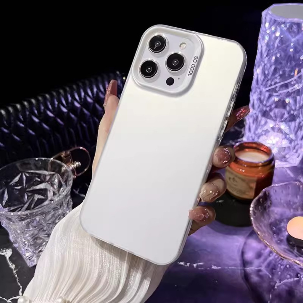 สําหรับ IPhone 6 7 8 11 12 13 14 15 16 16E Pro Max Plus A เคสป้องกันโทรศัพท์พร้อมความรู้สึกป้องกันกา