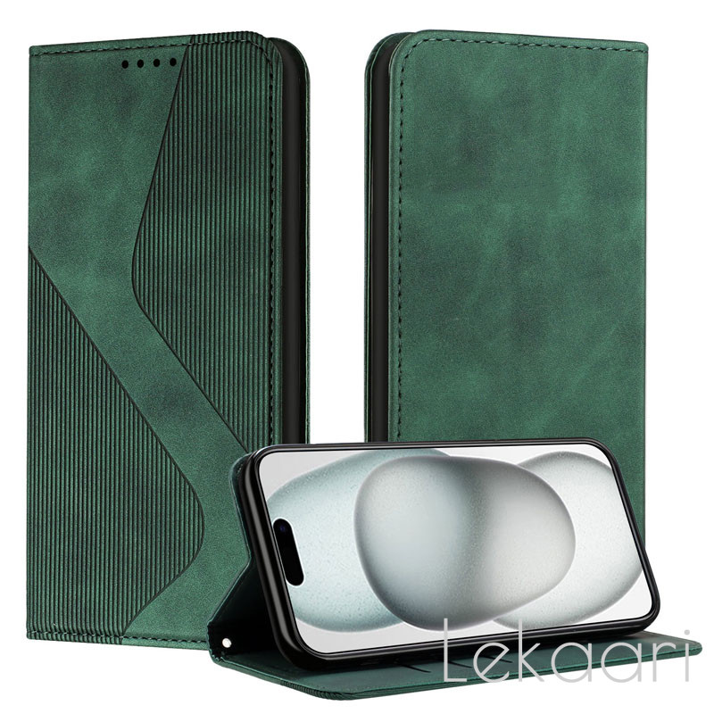 Matte Magnetic Flip Case สําหรับ Realme 15T 15 14 14T 13 12 12X 11 11X 10 10S 10T Pro Plus 5G หนังลายกระเป๋าสตางค์ช่องใส่การ์ดฝาครอบโทรศัพท์ - รูปที่ 5