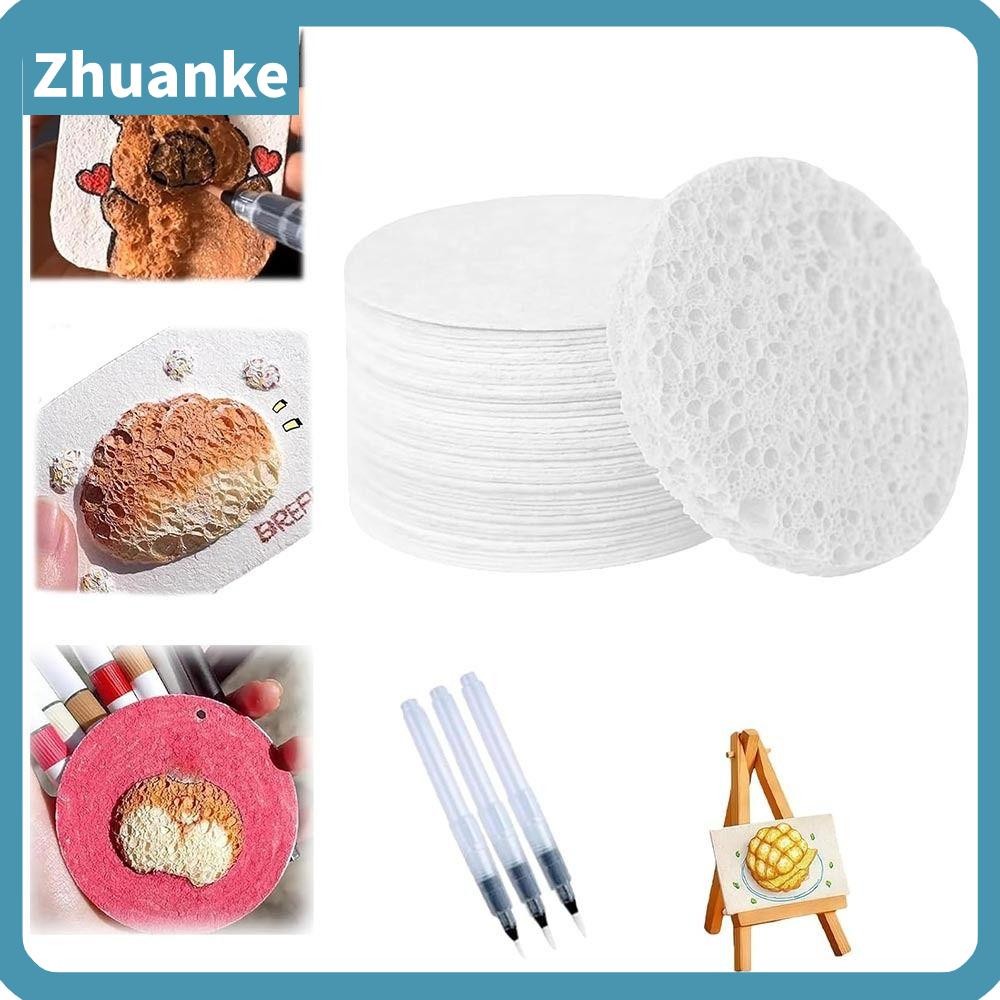 ZHUANKE กระดาษภาพวาดเนื้อ, โฟมของเล่นเพื่อการศึกษา Magic Puffy Paint, Creative พร้อมปากกาและขาตั้งหั