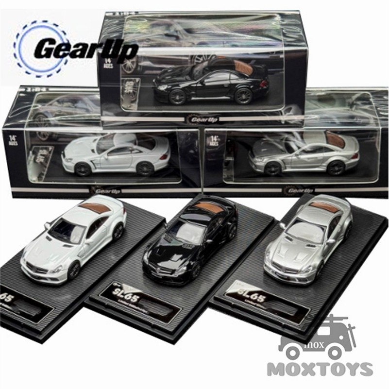 Gear Up Models/GUM 1:64 SL65 Black Series SL class 5 R230 2008 6.0L V12 limited999 รถโมเดลDiecast