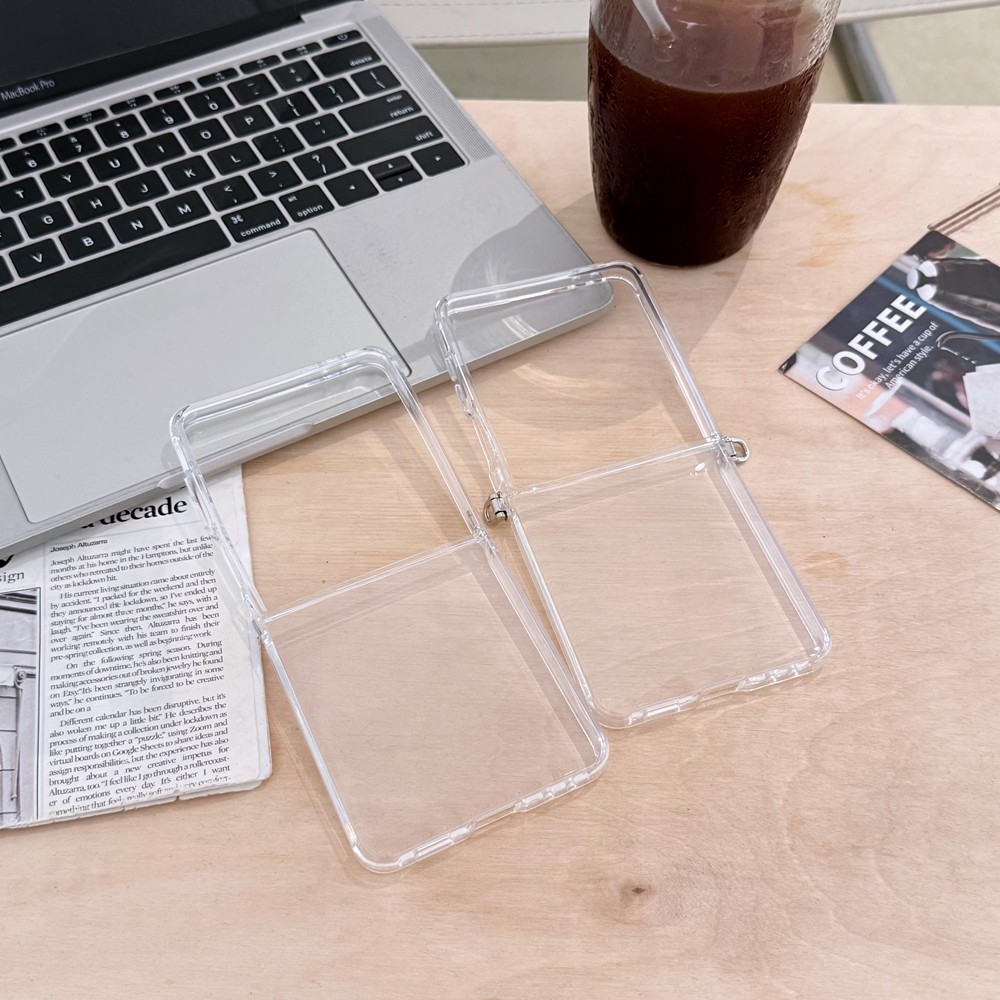 Clear Soft สําหรับ Samsung Galaxy Z Flip 7 Case ทนทาน Z Flip7 Flip Z7 เคสโทรศัพท์ด้านหลัง