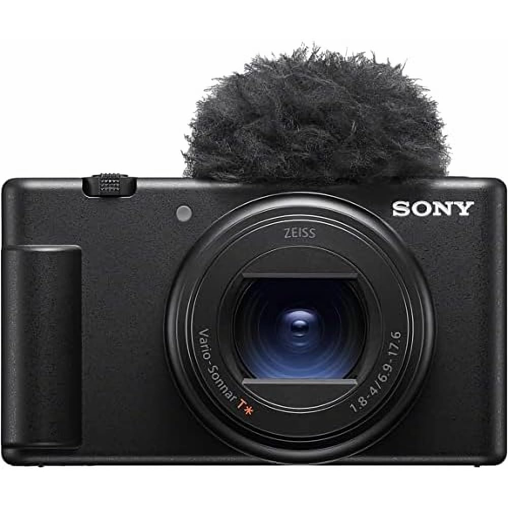 SONY กล้องดิจิทัลคอมแพค VLOGCAM กล้องสำหรับ Vlog ZV-1 ตัวเครื่องพร้อมหน้ากากกันลม เลนส์ซูม 24-70mm F