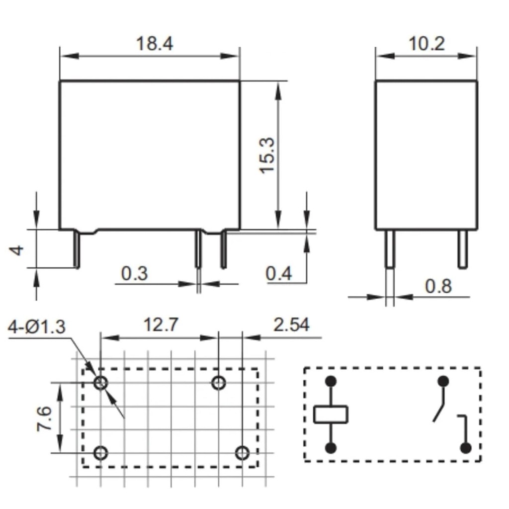 SJ-SH-112DMH2 SJ-SH-112DM2 SJ-SH-112DMH 32F-1A-12V-5A/10A รีเลย์ 4 Pins 1 (SJ-SH-112DMH2 10A) EU2P