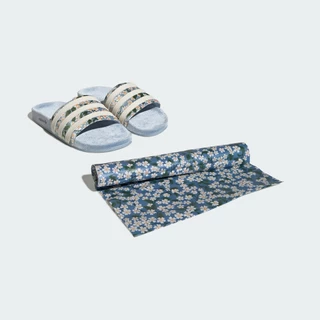 adidas ไลฟ์สไตล์ รองเท้าแตะ Adilette x Liberty London ผู้หญิง สีน้ำเงิน JP8184