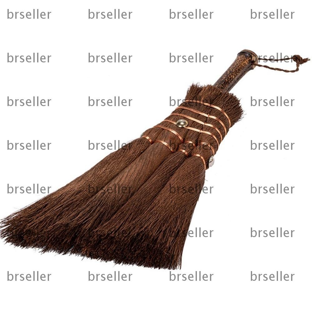BRSELLER Asian Whisk Broom, แปรงทําความสะอาดชาไร้น้ํามันธรรมชาติ, เครื่องขัดหม้อขนาดเล็กแบบใช้มือถือ
