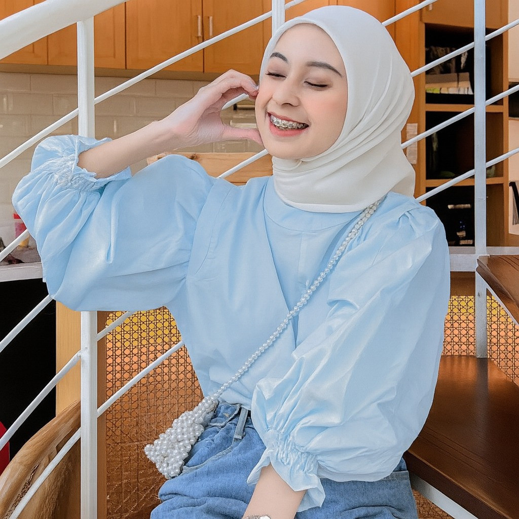 KATUN DOLLAR - ZER BLOUSE OTAVIA CUTE BALLOON SLEEVE MODERN PUFFY SPRING สไตล์เกาหลี COOL COMFORTABL