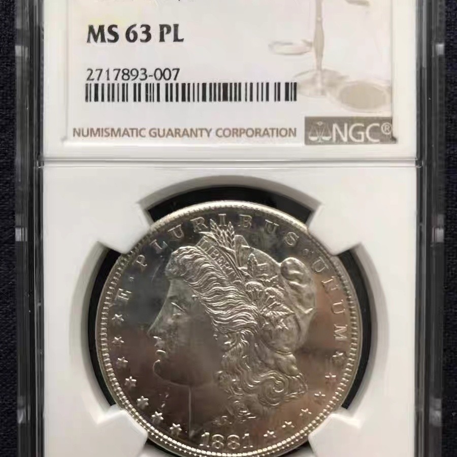 เหรียญเงินต่างประเทศ American Morgan Chase Morgan Coins ngc Grade Coins เงินเลียนแบบสูง Dollar Queen