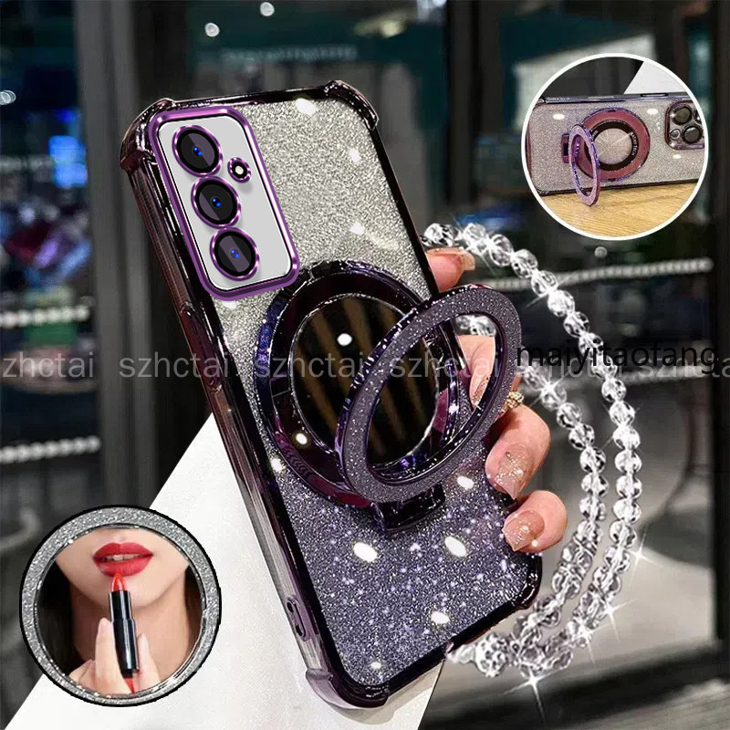 เคส Samsung Galaxy A05S A15 A16 A17 A14 A23 A24 4G A25 A34 5G A54 A55 A56 5Gสี่มุมกันกระแทกเคสโทรศัพ