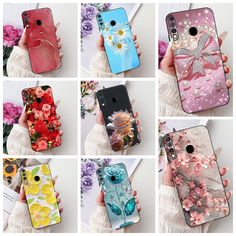 สําหรับ Tecno Camon 12 ปลอก CC7S กรณีใหม่แฟชั่นดอกไม้ Bowknot Soft Matte ซิลิโคน TPU สําหรับ Tecno S