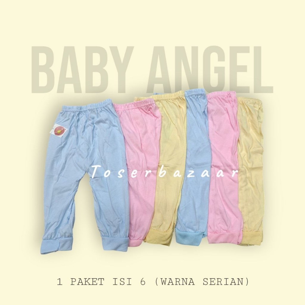 KATUN Baby Angel Cotton Long Pants (1 PACK OF 6) Baby Angel - Spartans69
