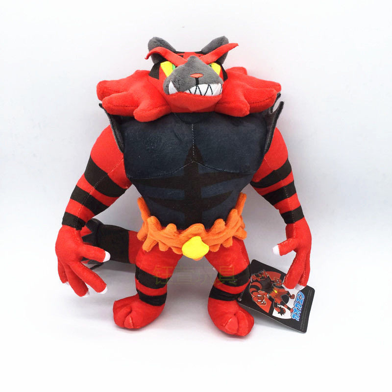 Pokemon Baby Flaming Roaring Tiger ตุ๊กตา Plush Fire Spot Meow Evolution Fire Tiger ของเล่นตุ๊กตา