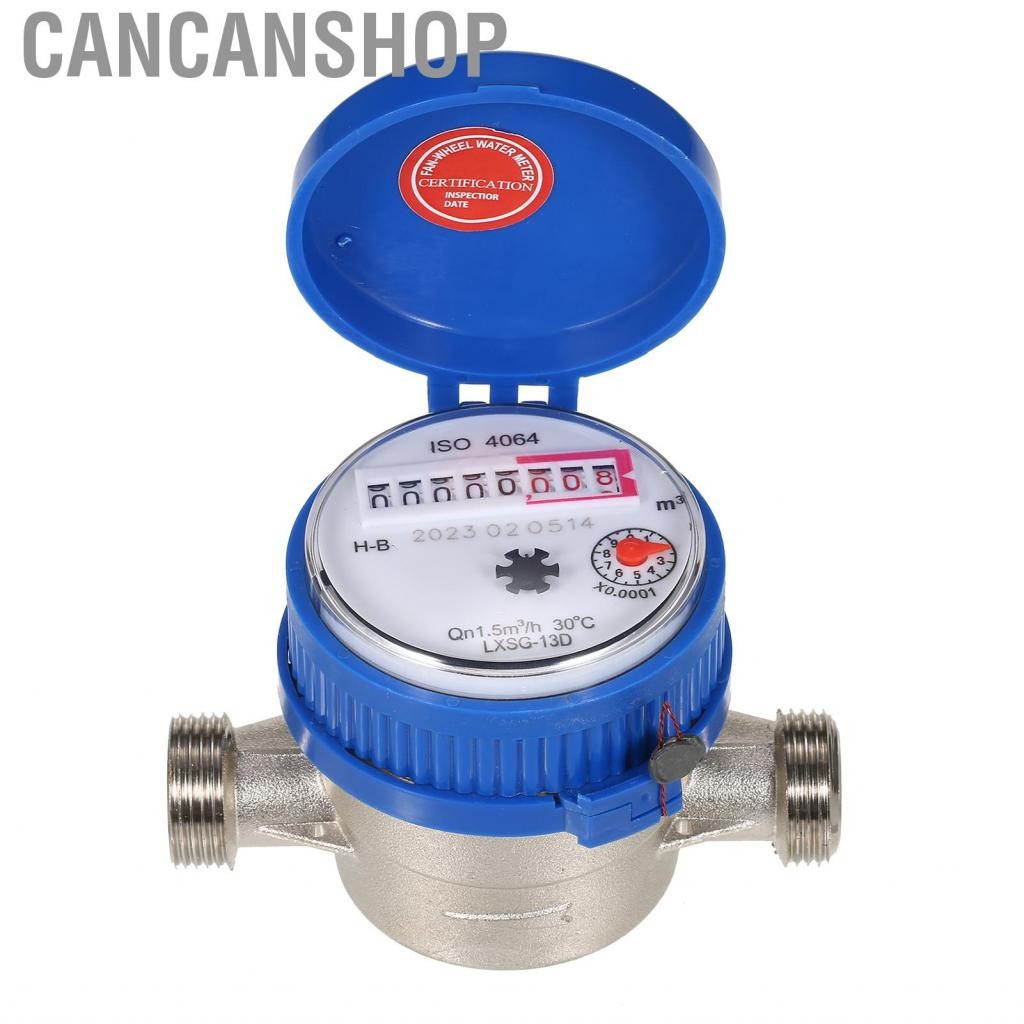 Cancanshop Cancanshop-th LXSG-13D เครื่องวัดน้ำในครัวเรือนการไหลเดี่ยวการไหลแบบแห้งตารางเย็น QN 1.5m