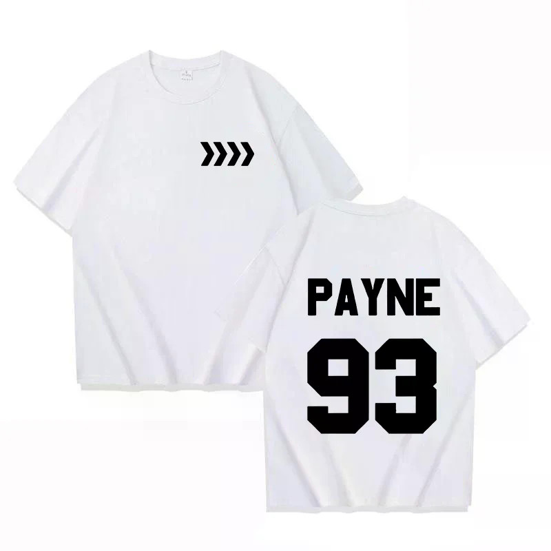 Liam Payne Tribute Rap Payne 93 พิมพ์ 3D พิมพ์โพลีเอสเตอร์ T เสื้อแขนสั้นผู้ชายผู้หญิงฤดูร้อน Hip Ho