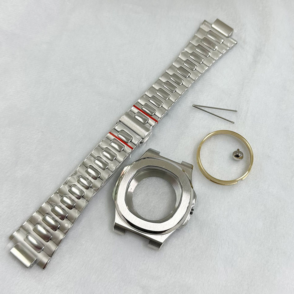 อุปกรณ์เสริมนาฬิกา Parrot Snail Case + Strap 41mm Sapphire Glass เหมาะสําหรับ NH38/NH70 Movement