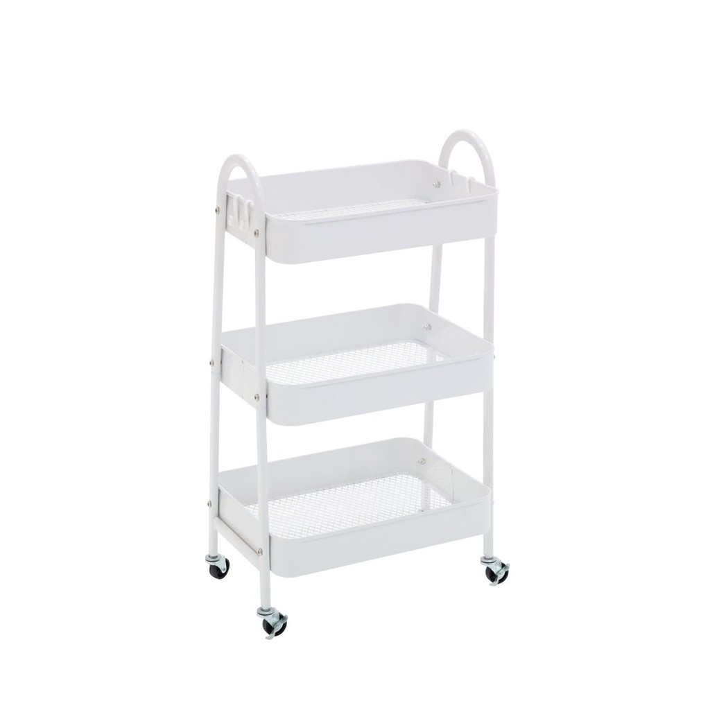 Looms รถเข็น รุ่น VINKY สีขาว (42x29x78 ซม.)  แบรนด์ LOOMS - รูปที่ 3