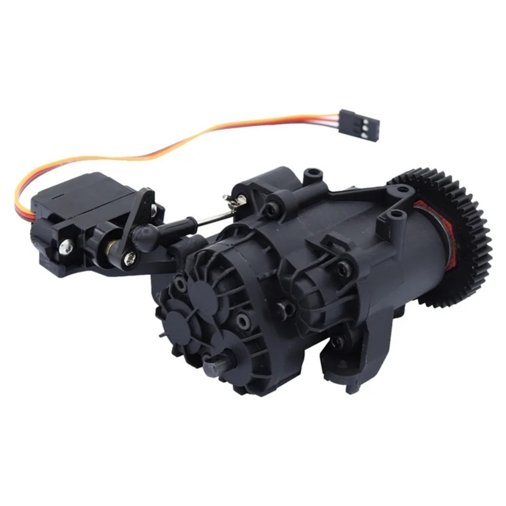 เกียร์เกียร์ 2 ความเร็วพร้อมเกียร์ภายในและเซอร์โวสําหรับ 1/10 RC Crawler TRXS TRX4 TRX6 อะไหล่อัพเกรด