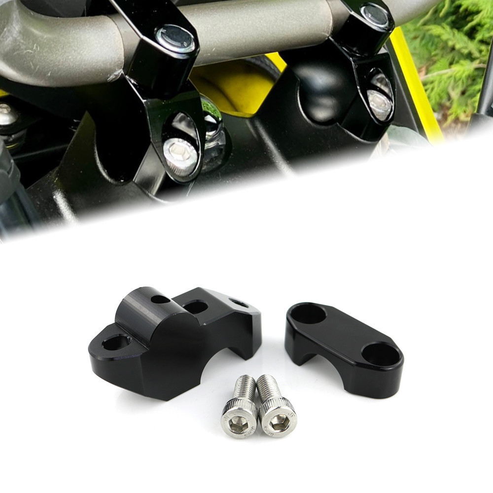 22 มม. 7/8 "Handle Bar Mount Risers Offset ขยายยกสําหรับ KAWASAKI ER-5 Versys-X 250/300 Z125 Z300 Z2