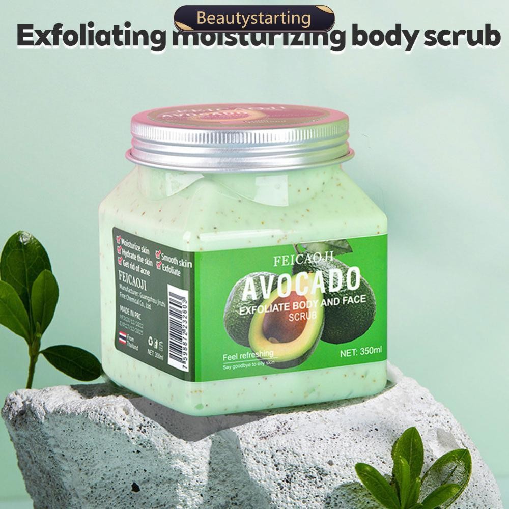 BEAUTYSTARTING Body Scrub กาแฟ Bath Scrub Exfoliating Moisturizing Hydrating All Body Cleansing Scru