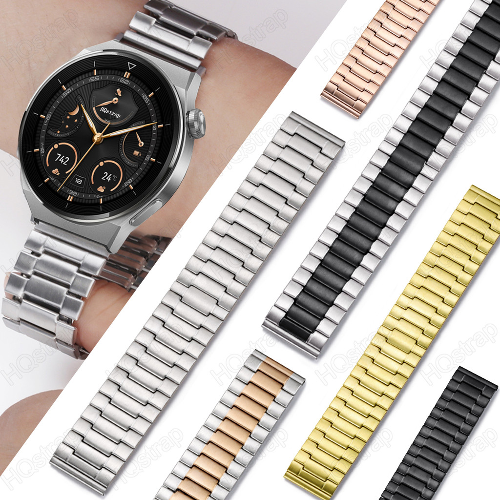 22มิลลิเมตรสายรัดโลหะยืดหยุ่นสร้อยข้อมือสแตนเลสสากลเปลี่ยนสายรัดข้อมือผู้ชายผู้ห