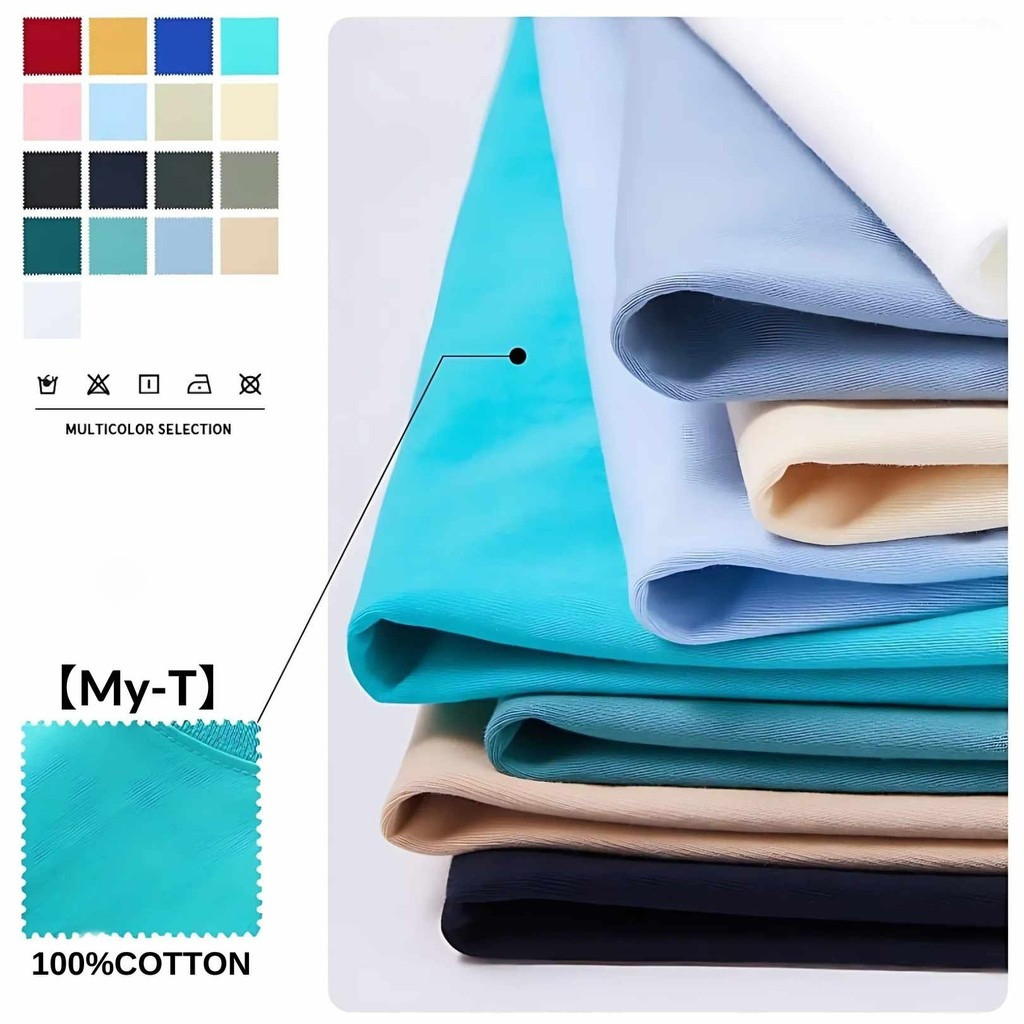 【My-T】🔥 เสื้อสีดํา เชิ้ตขาว ไม่ต้องรีด ผ้าCOTTON100%ม่ย้วย ไม่หดOVERSIZE   เสื้อยืดสีพื้น เสื้อยืดคอกลมunisex 【COD】 - รูปที่ 5