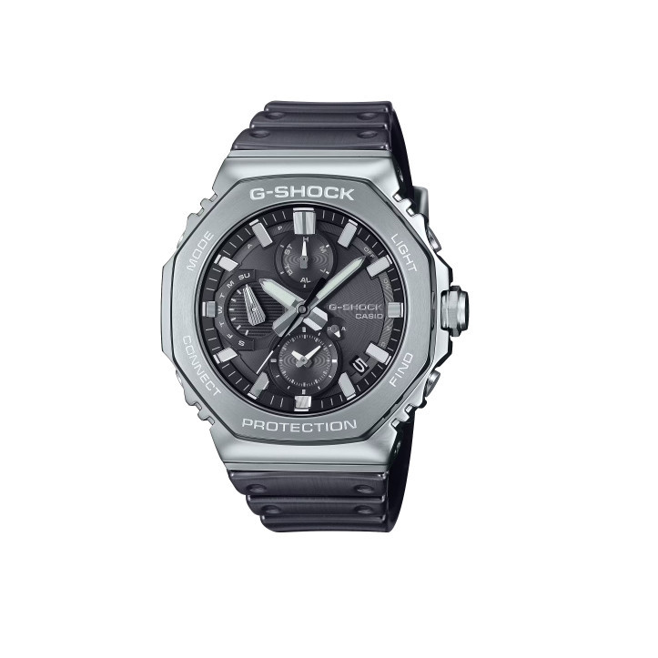 JDM AUG WATCH ★ Casio Full Metal GMC-B2100 Series GMC-B2100Y-1AJF U ตัวเรือนสแตนเลสสตีล สายซิลิโคนแข