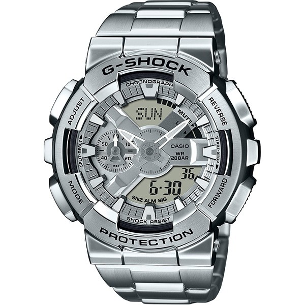 JDM WATCH ★ Casio Men's G-SHOCK GM-110D Metal Band GM-110D-8AJF《L》