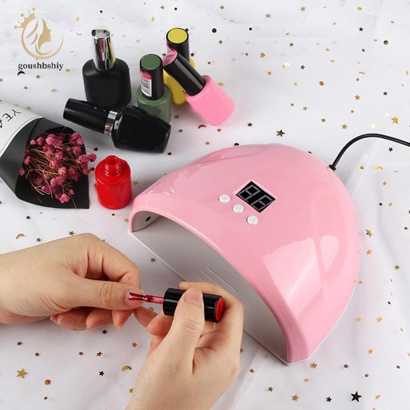 [GOY] เครื่องส่องไฟเล็บ USB โคมไฟเล็บ 12 UV LEDs Light Curing 36W เจลทาเล็บเซ็นเซอร์อินฟราเรดเคลือบเงาเครื่องรักษาเล็บ TH