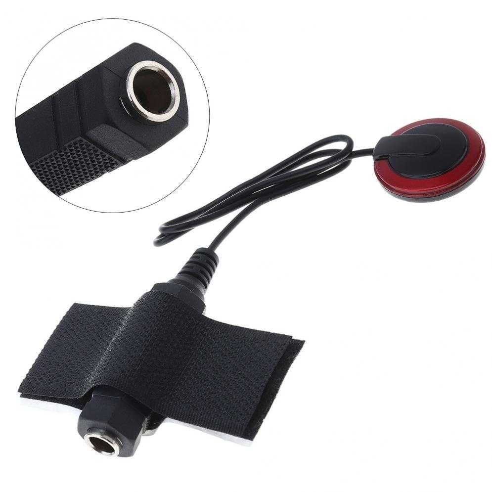 1CLICK2BUY Piezo Professional Pickup ไมโครโฟนกีตาร์โปร่ง 6.35 มม. - P-007