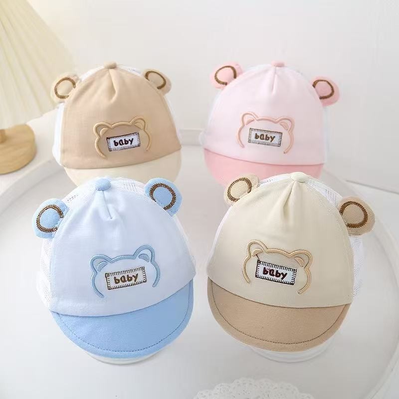 หมวกเด็กอ่อน หมวกเด็ก ผ้านิ่ม ยางยืด หมวกเด็กหญิง หมวกเด็กชาย0-6เดือน YY004 - รูปที่ 6