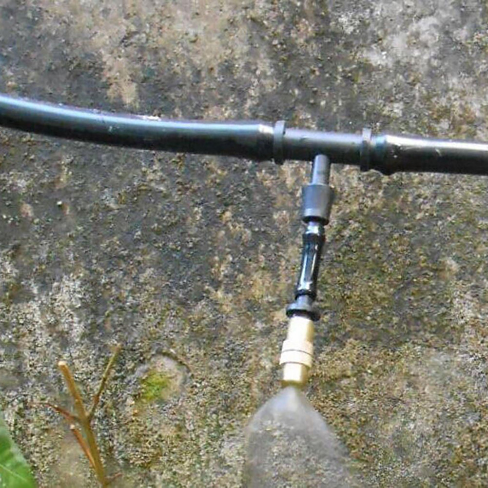 หัวสปริงเกลอร์ทองเหลือง PVC 4/7 สำหรับสวนชลประทาน 10 ชิ้น - รูปที่ 2