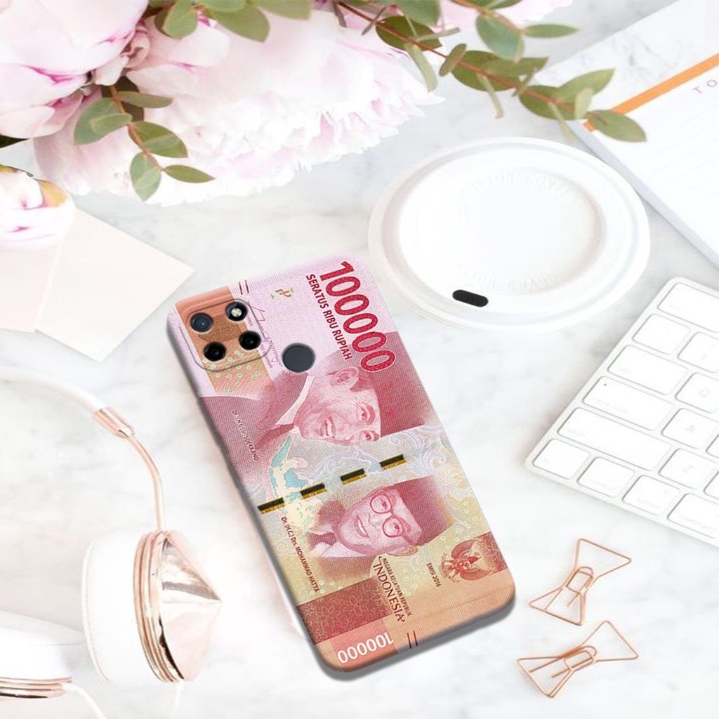 Wintercase - REALME C21Y Case - Money Motif Case - Softcase - 3D Hardcase - เคส HP - ตัวป้องกัน HP -