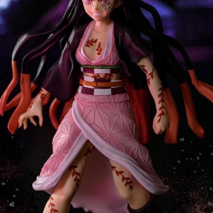 ดาบ Akasa ญี่ปุ่นแท้ SEGA Demon Slayer FIGURIZM α Nezuko Demonization To-do ทิวทัศน์ชนิดบรรจุกล่อง