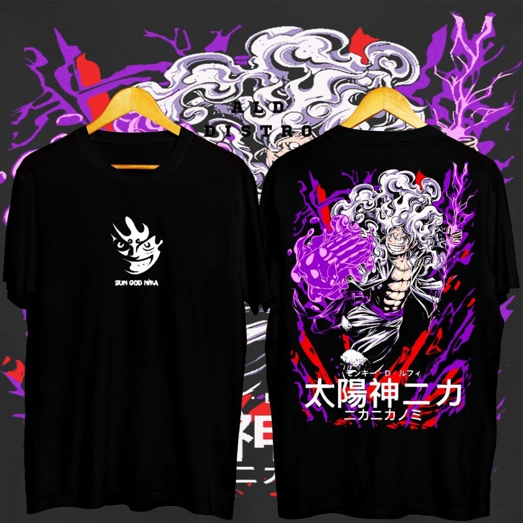 Gear 5 Luffy One Piece Tshirt / Baju Microfiber Jersi / Jersey Sublimation / Tshirt Jersey