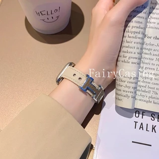 สายหนังลายลิ้นจี่ สําหรับ Apple Watch ขนาด 42/46 มม. 44/45 มม. 41/40/49 มม. รองรับ Series 2, 10/9/8/7/6