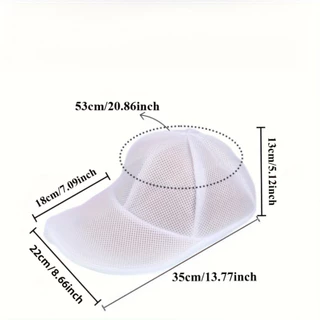 หมวกถุงซักผ้า Anti-Deformation Cap Support Washable Storage Bag เบสบอลหมวกทําความสะอาด Protector เครื่องซักผ้าหมวกแห้งกรณีป้องกัน