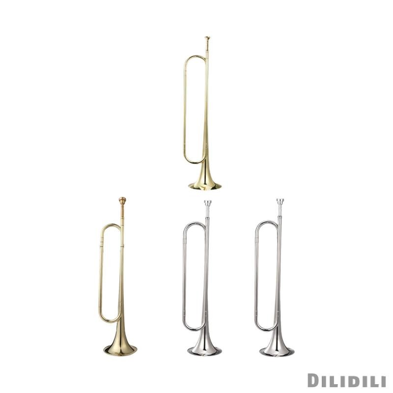 [Dilidili] Bugle Cavalry ทรัมเป็ตปากเป่า Bugle Scouting ทรัมเป็ต Bugle สําหรับ Cavalry Band Stage Pe