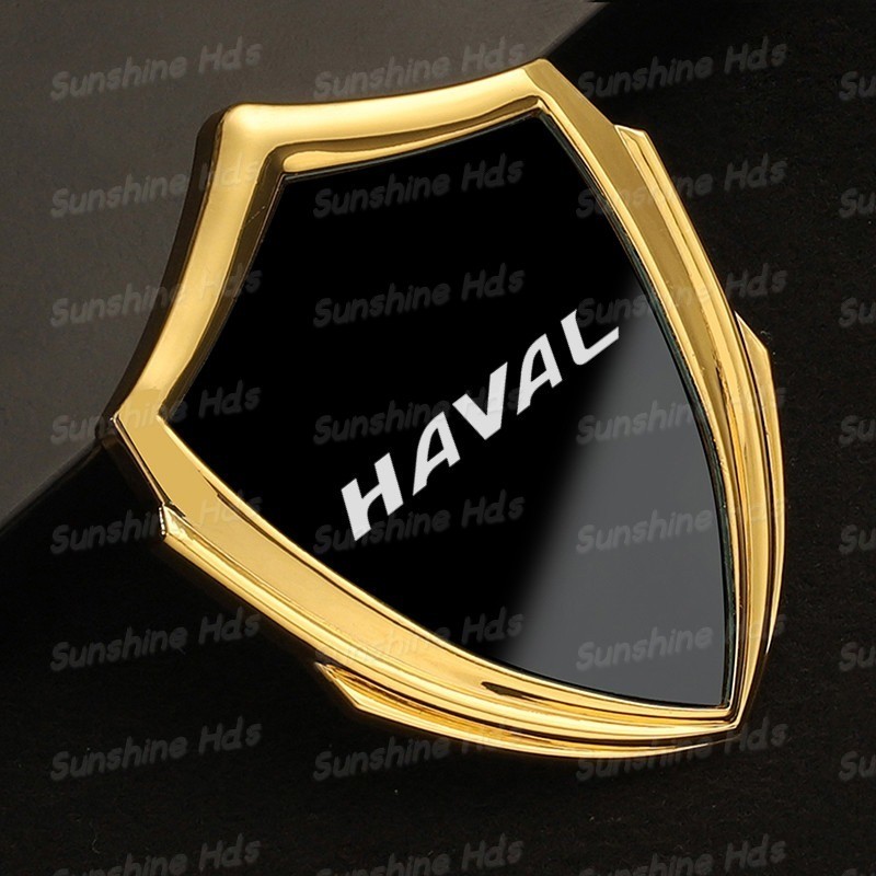 สติกเกอร์รถ 3D โลหะ Accsessories อุปกรณ์เสริมอัตโนมัติสําหรับ Haval F7 F7x H2 H2s H5 H6 H8 H9 รถอุปก