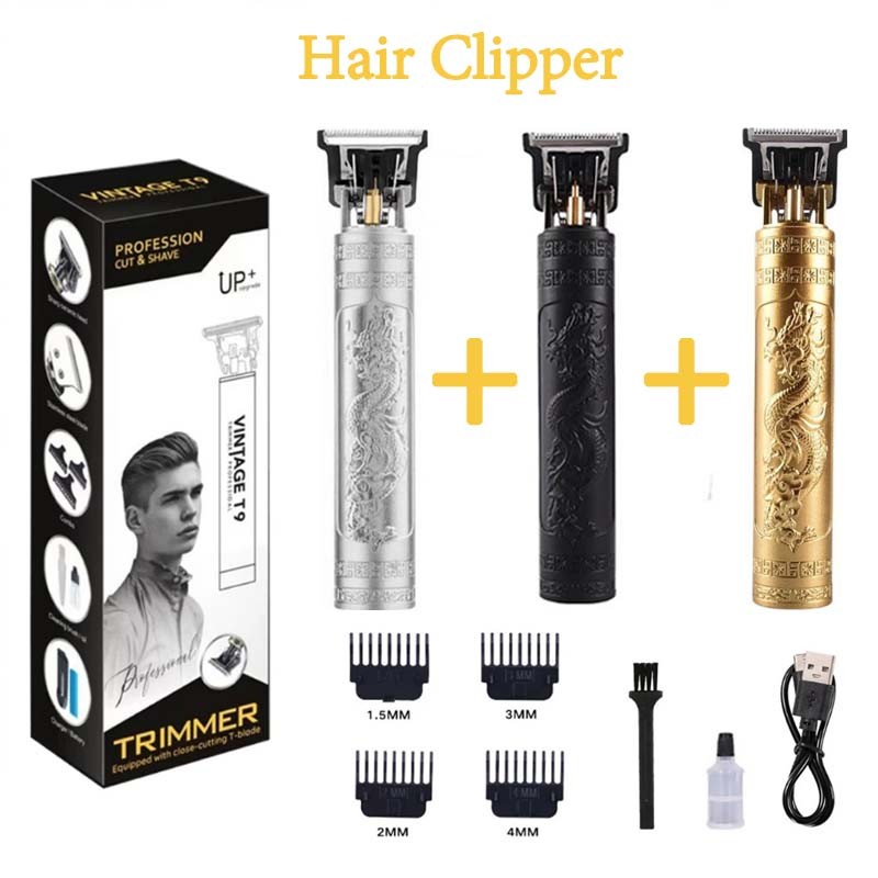 ปัตตาเลี่ยนตัดผม, เครื่องโกนหนวด, ปัตตาเลี่ยนผม โกนผม ปัตตาเลี่ยนชาร์จ แบบชาร์จ usb ตกแต่งเส้นผม - รูปที่ 7