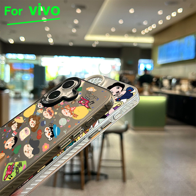 สำหรับ Vivo เคส Y200 Y20 Y20s Y12s Y12A ติดกระดาษน้ำตกการ์ตูน Y17 Y12 Y15 Y11 Y12i Y15A โทรศัพท์วิโว่ V40 V40PRO Y18 ราคา ถูกที่สุด ดีลบีเคเค แกลเลอรีภาพที่ 4