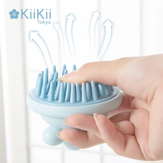 KiiKii หวี แปรงสระผม แปรงแชมพู แปรงหวีผม นวดหนังศีรษะ ทำความสะอาดผม นวดผ่อนคลาย ช่วยขจัด รังแค