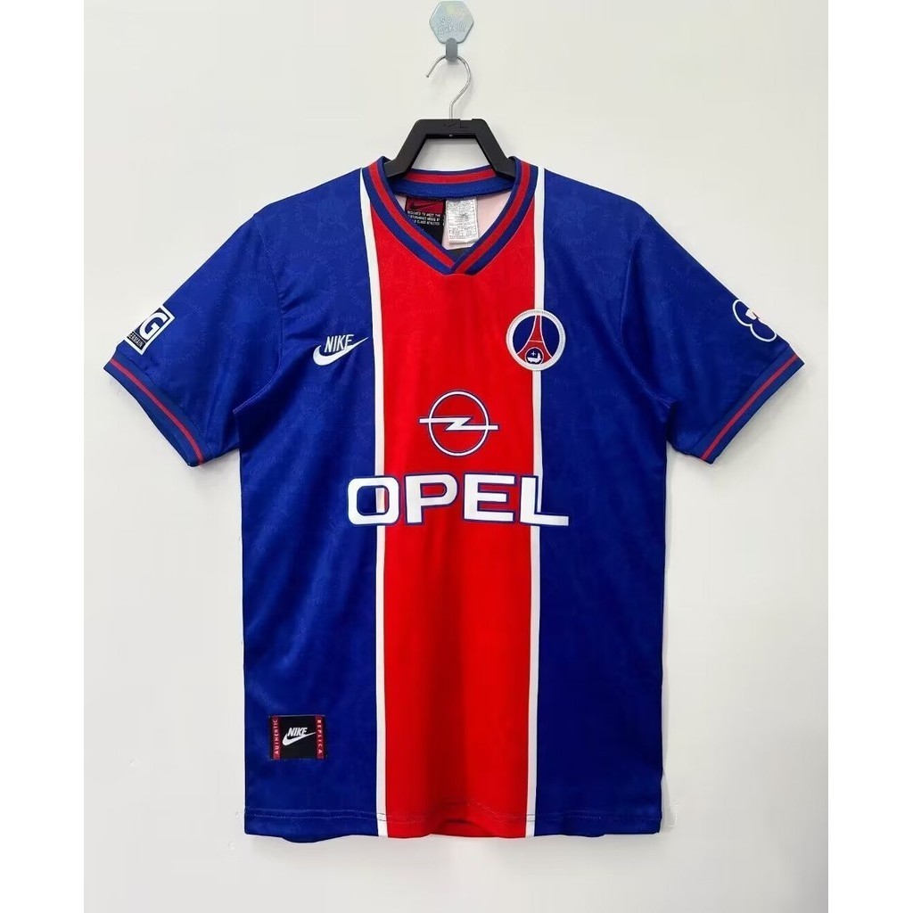 9596 เสื้อฟุตบอลย้อนยุค Paris home AAA + เสื้อฟุตบอลแขนสั้นคุณภาพสูง