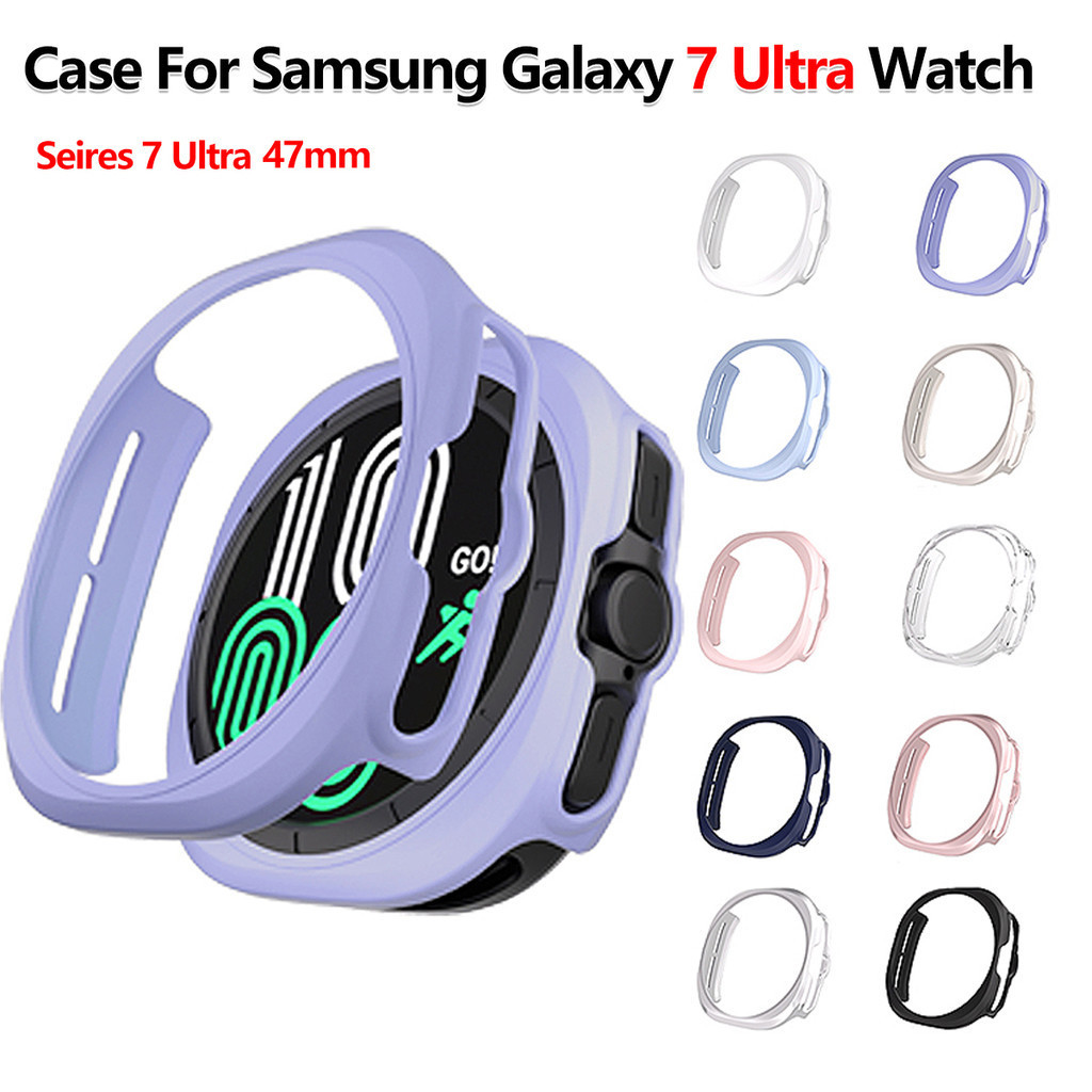 เคสซิลิโคนสําหรับ Samsung Galaxy Watch 7 Ultra Smart Watch Soft Protector Cover Shell สําหรับนาฬิกา Ultra47mm อุปกรณ์เสริม