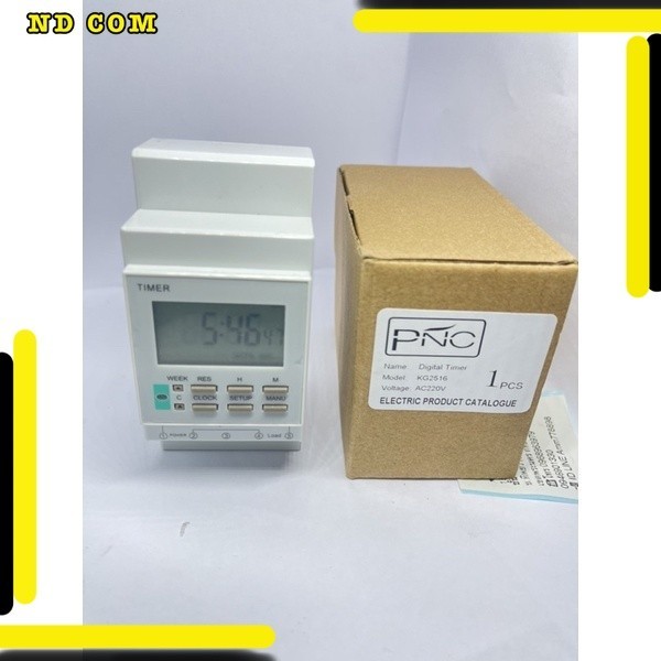 สุดคุ้ม ฟรีจัดส่งKG2516  TIMER SWITCH  7 DAY นาฬิกาตั้งเวลา 7วัน Digital timer KG2516 AC220V  KG-251