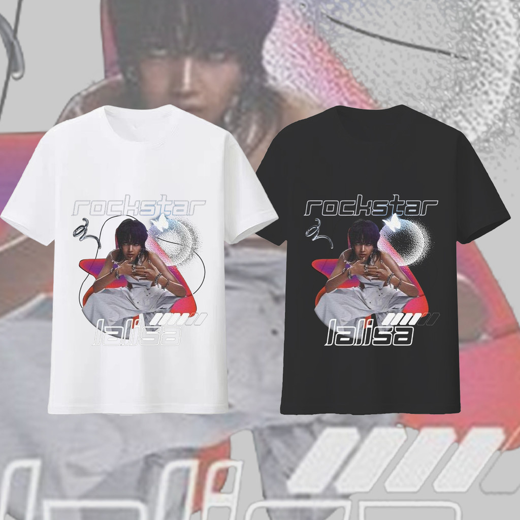 Lisa Rockstar New Song Music T-shirt S-5xl Lisa Rockstar เพลงใหม่เสื้อยืด
