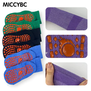 【Bangkok Delivery】6Pairs ถุงเท้ายางซิลิโคน กันลื่น สําหรับเด็กผู้ชาย และเด็กผู้หญิง อายุ 1-12 ปี